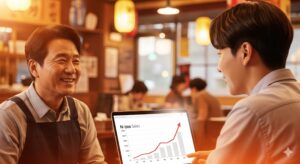 자영업 컨설팅 N잡 창업 아이디어, 컨설팅으로 성공한 자영업자와 보람을 느끼는 컨설턴트.