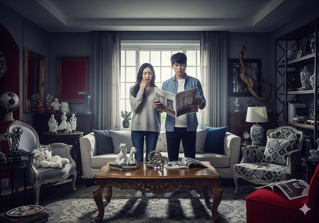 부자 공간 철학 N잡 창업 아이디어, 조화로운 공간에서 만족하는 고객과 성공한 콘텐츠 전문가.